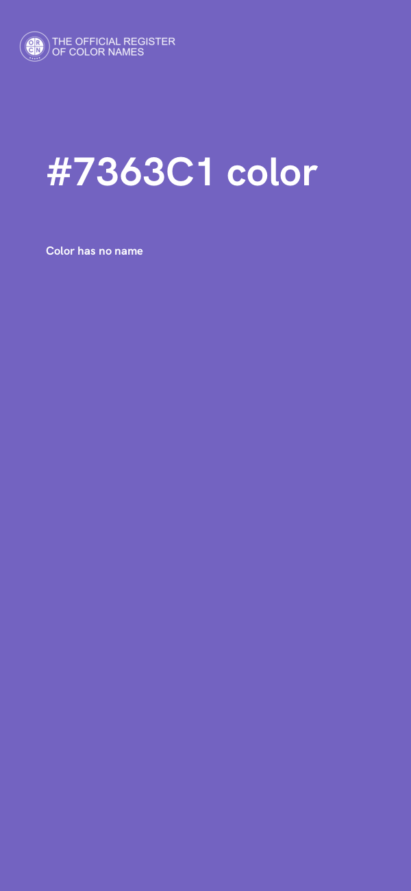#7363C1 color image