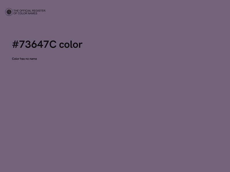 #73647C color image