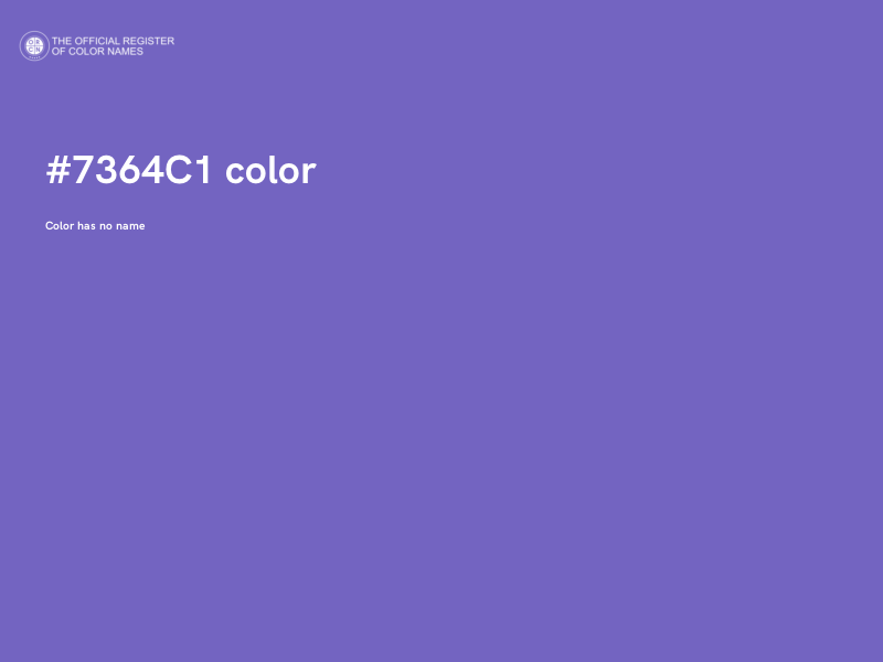 #7364C1 color image