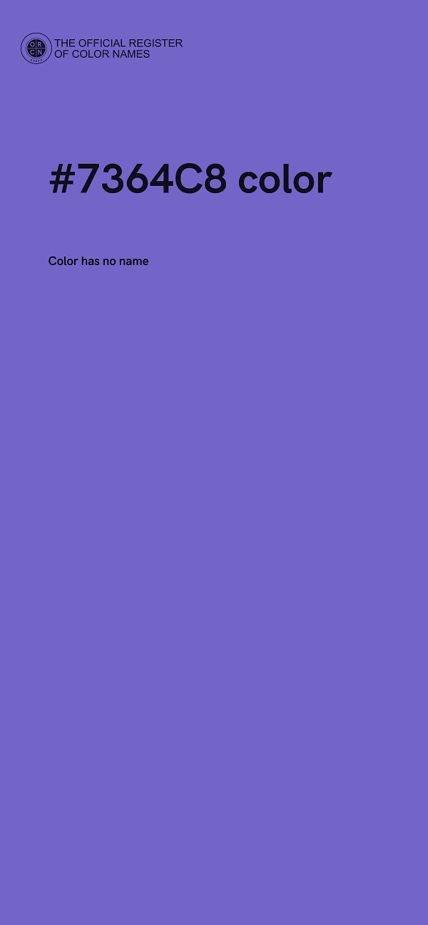 #7364C8 color image