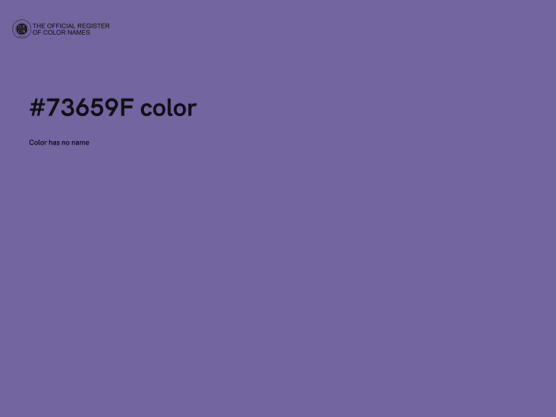 #73659F color image