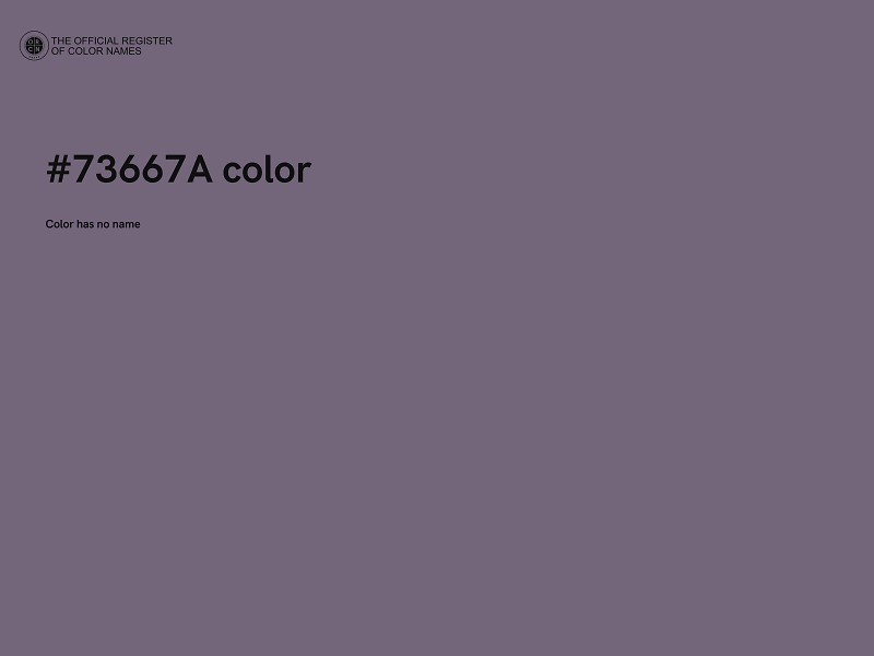 #73667A color image