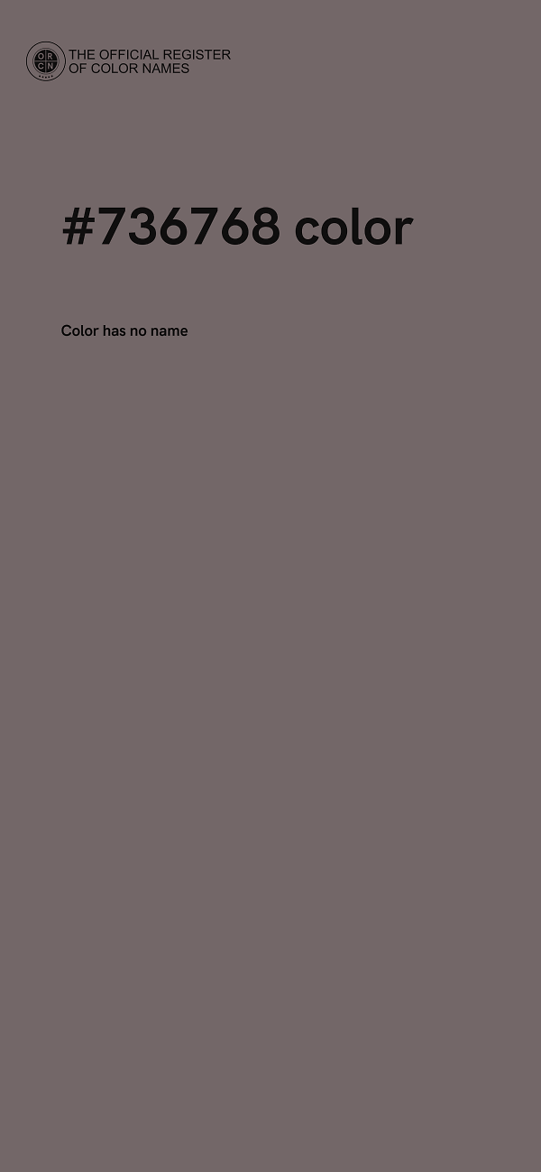 #736768 color image