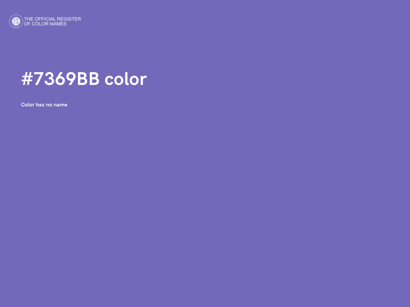 #7369BB color image
