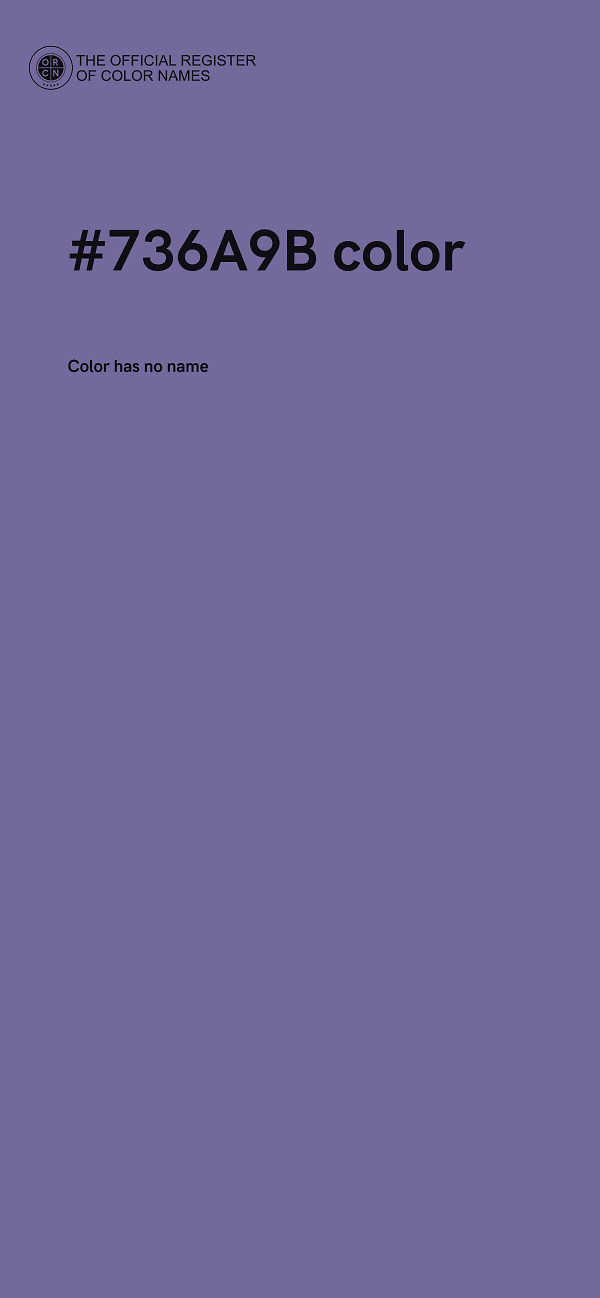 #736A9B color image
