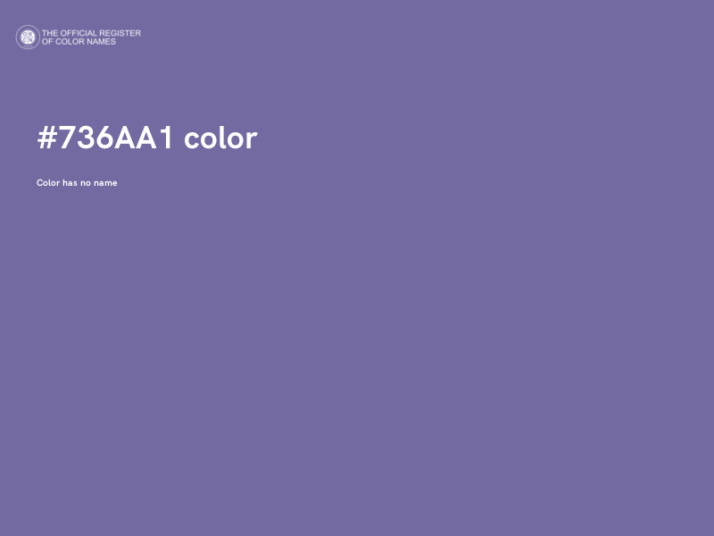 #736AA1 color image
