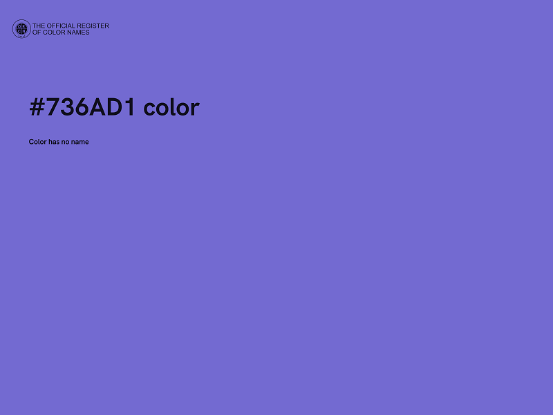 #736AD1 color image