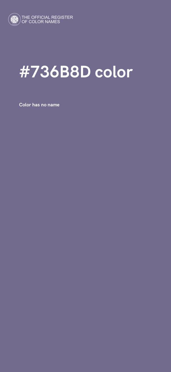 #736B8D color image