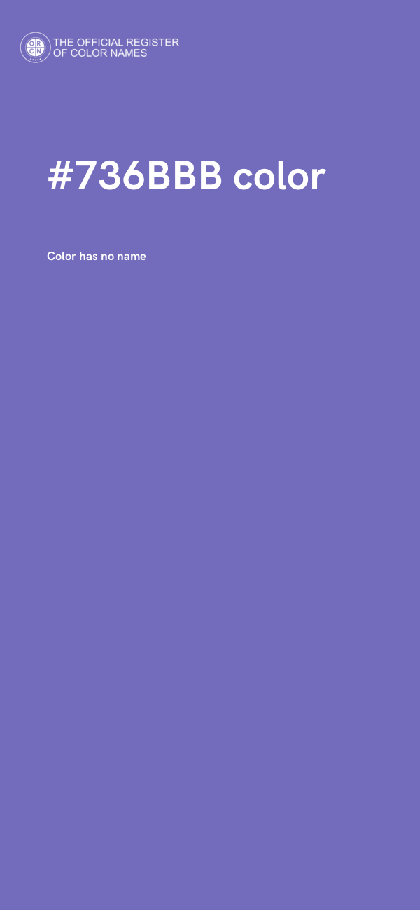 #736BBB color image