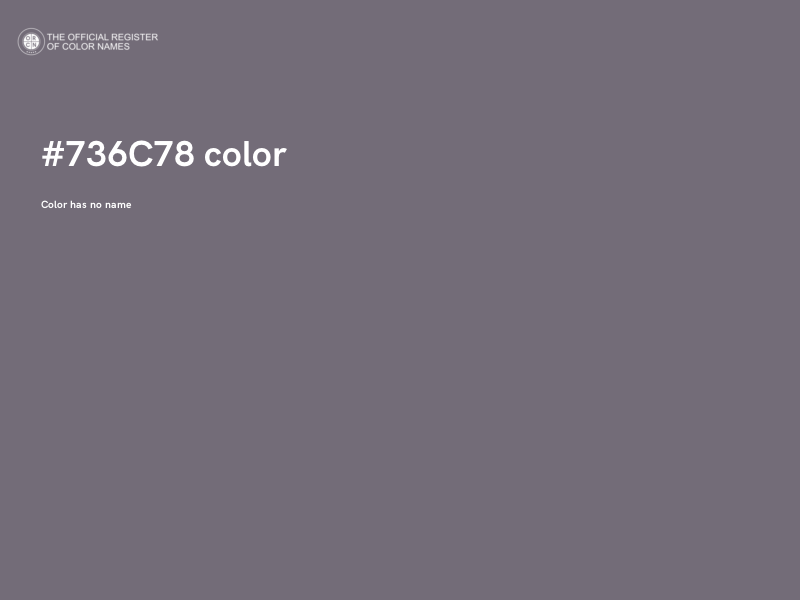 #736C78 color image