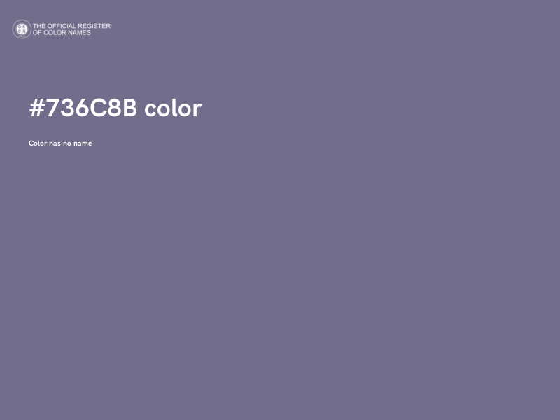 #736C8B color image