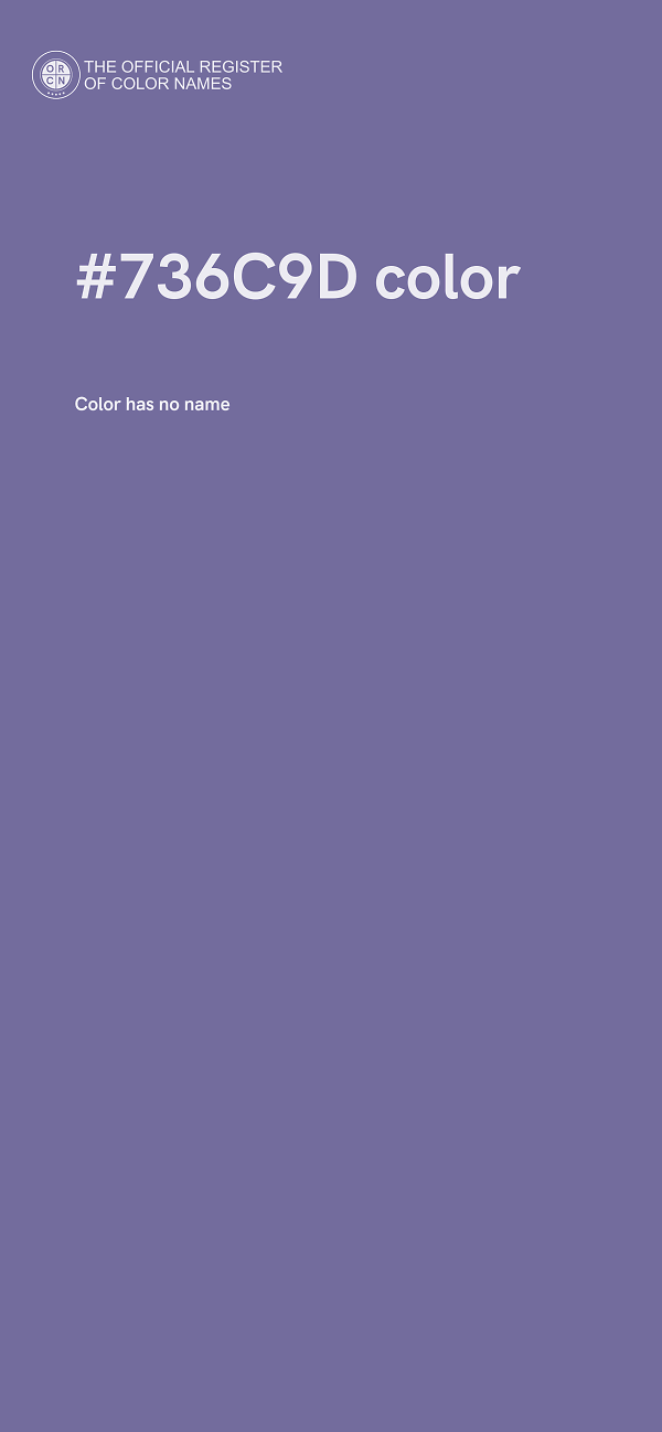 #736C9D color image