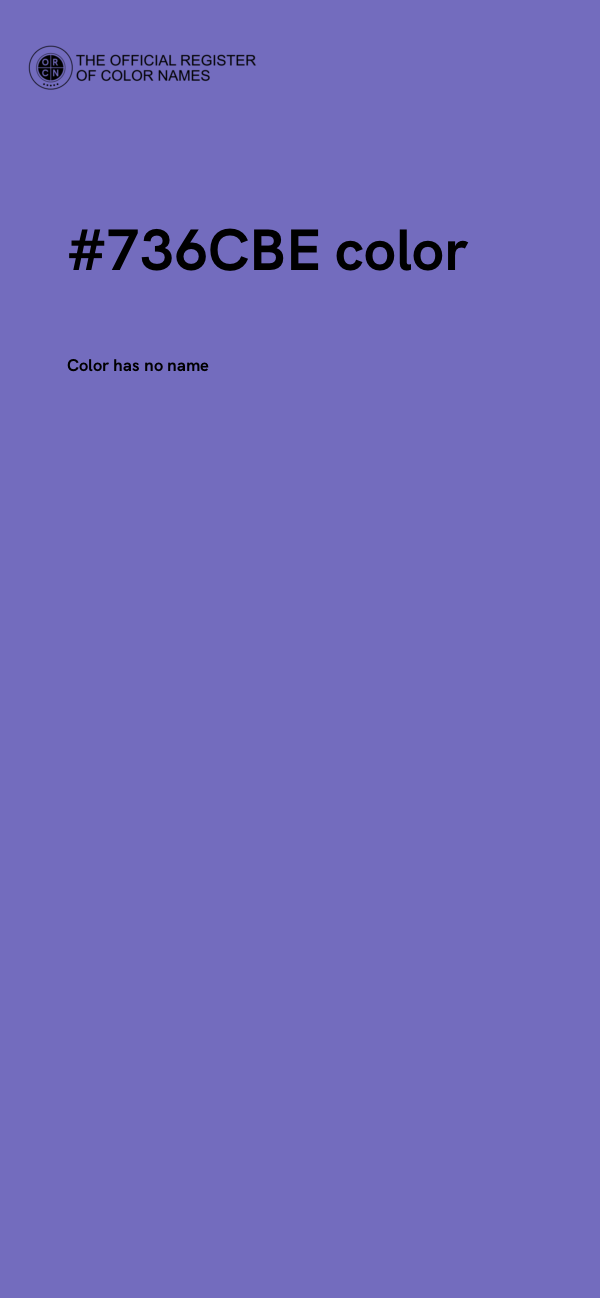 #736CBE color image
