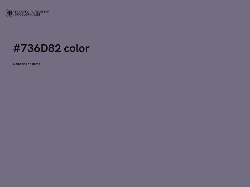 #736D82 color image