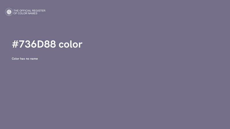 #736D88 color image