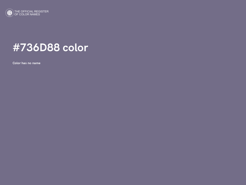 #736D88 color image