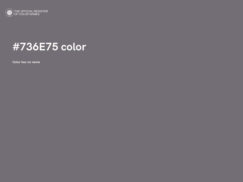 #736E75 color image