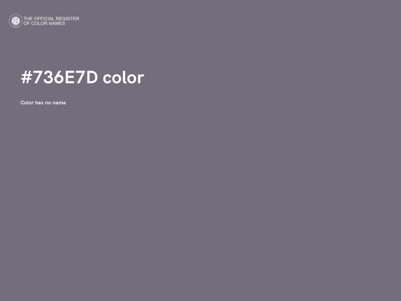#736E7D color image