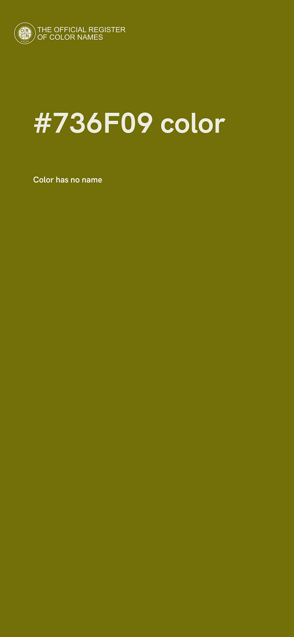 #736F09 color image