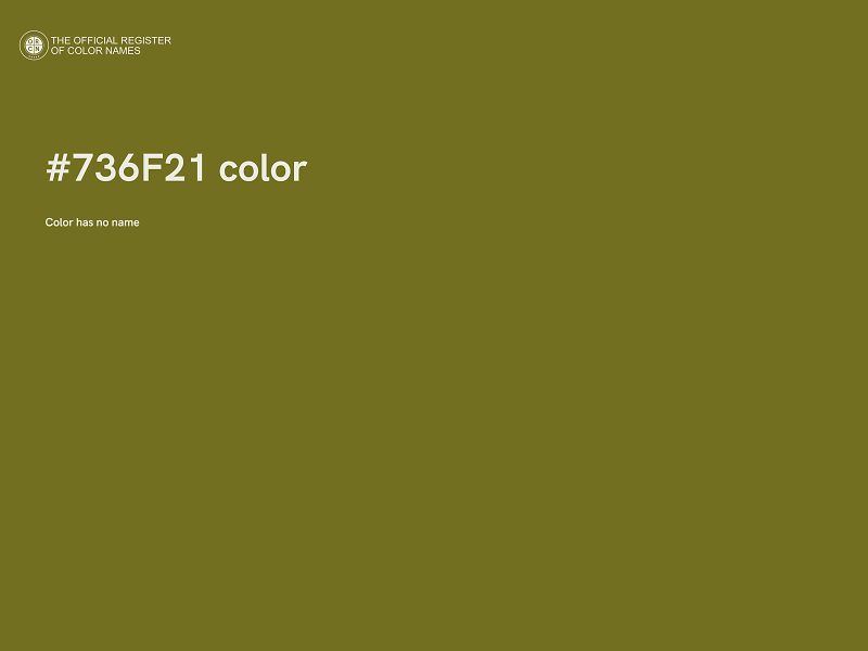 #736F21 color image