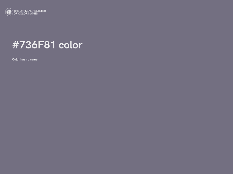 #736F81 color image
