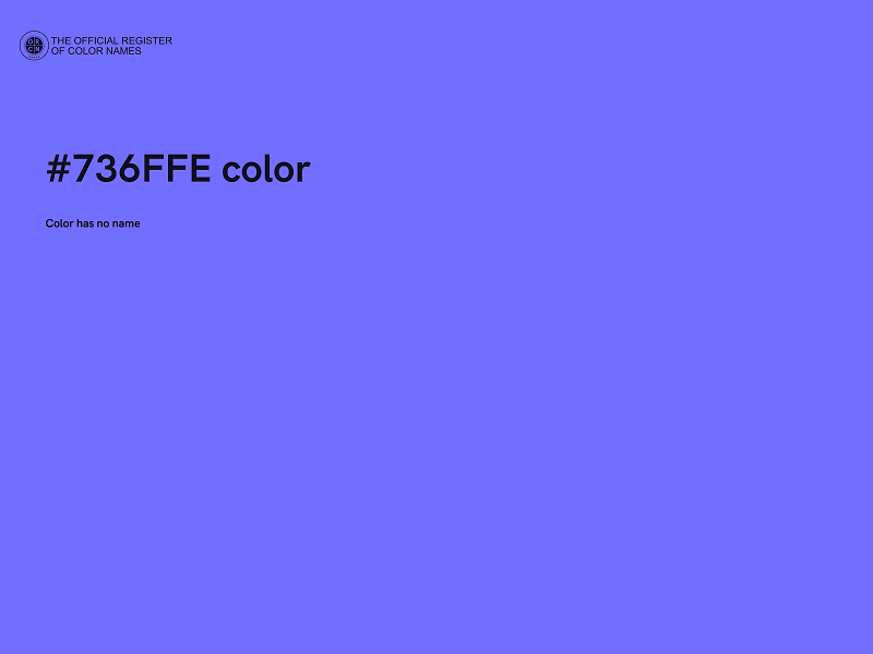 #736FFE color image