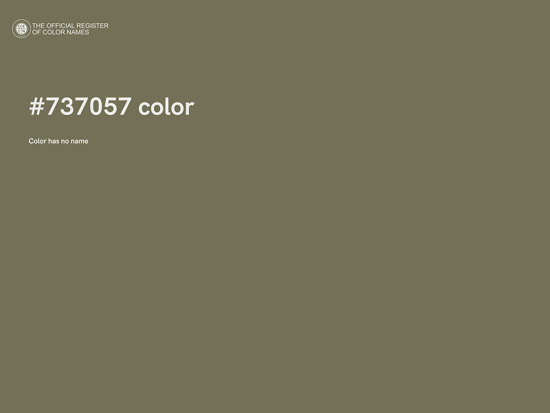 #737057 color image