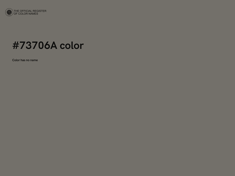 #73706A color image