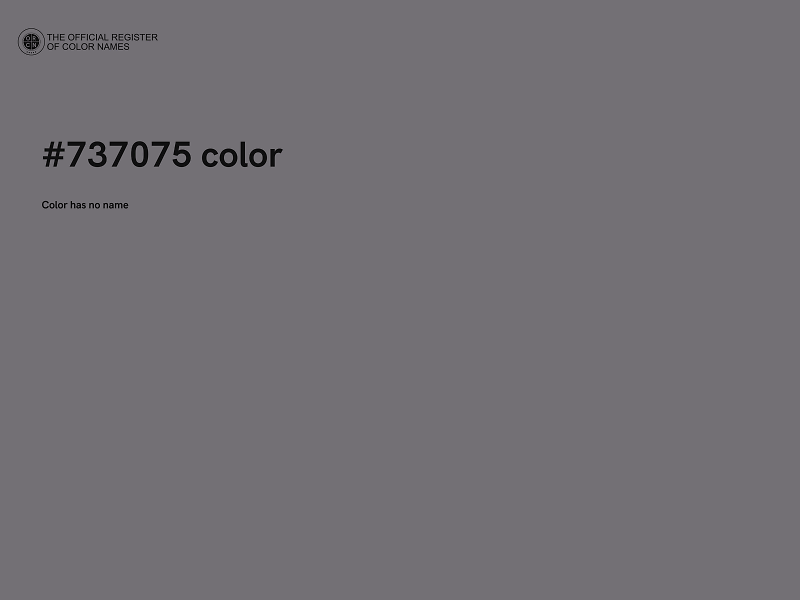 #737075 color image