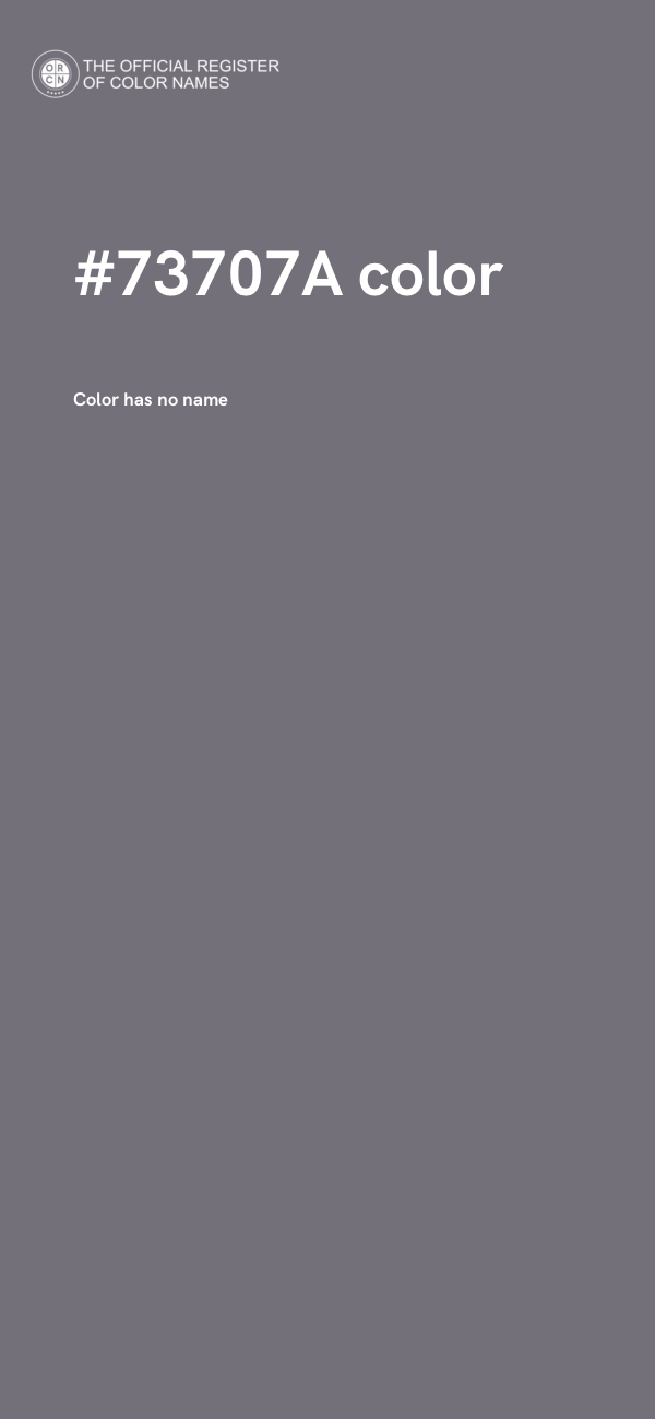#73707A color image