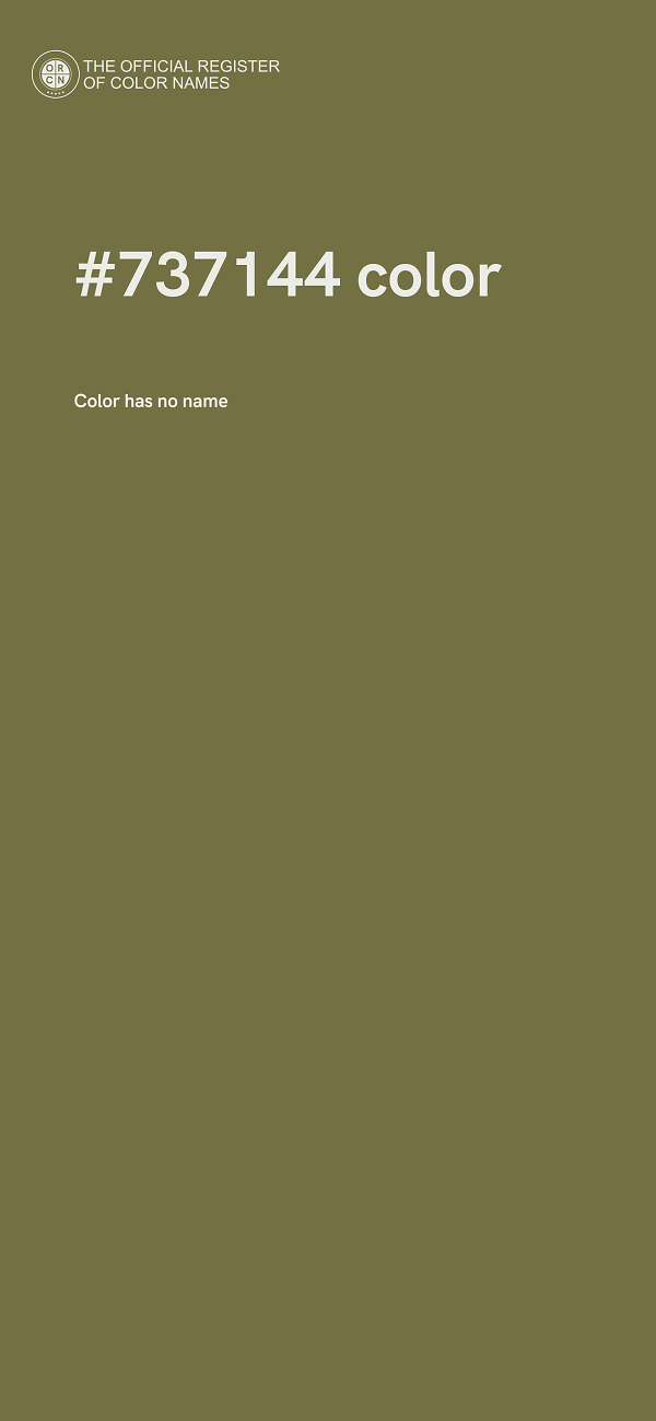 #737144 color image