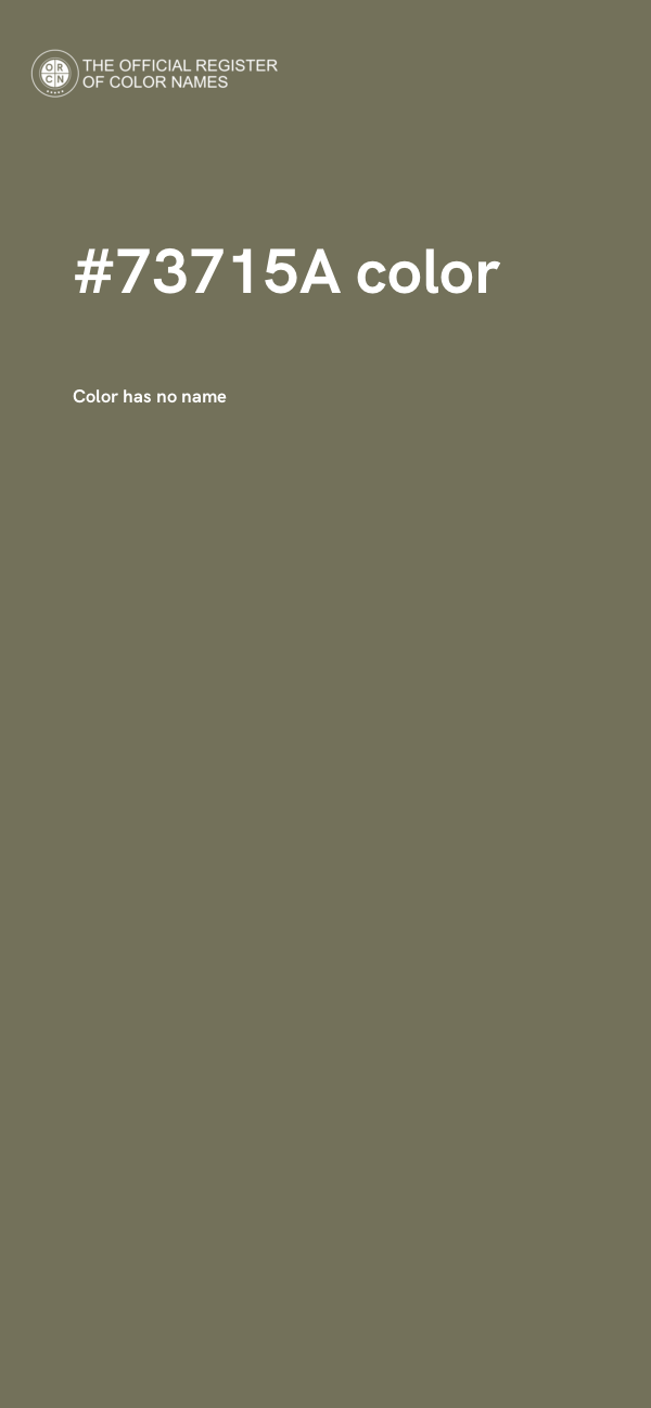 #73715A color image