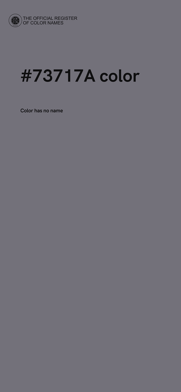 #73717A color image