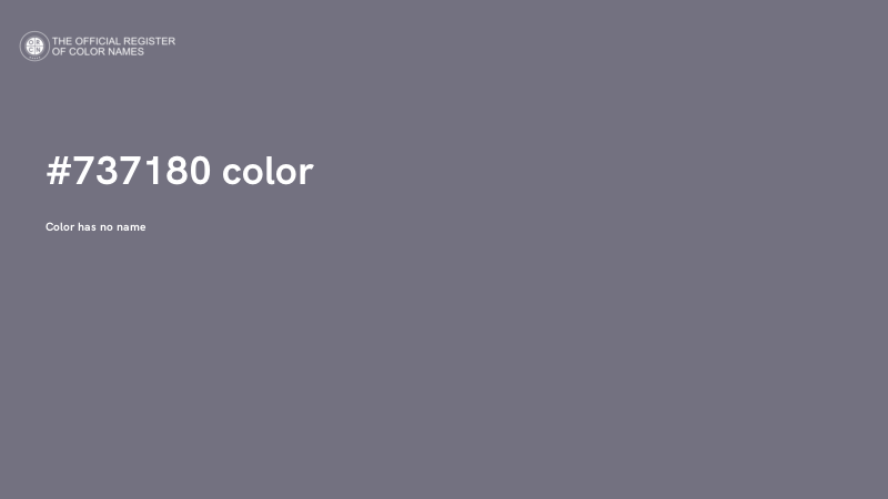 #737180 color image