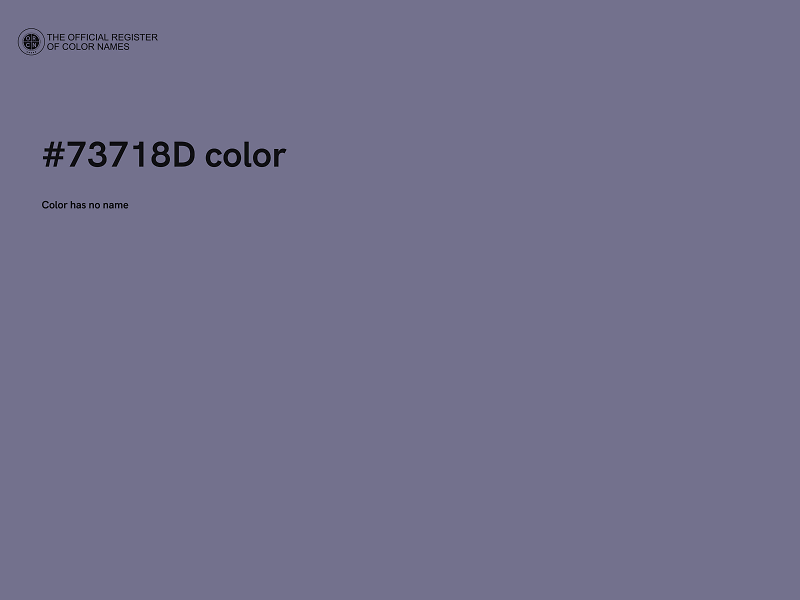 #73718D color image