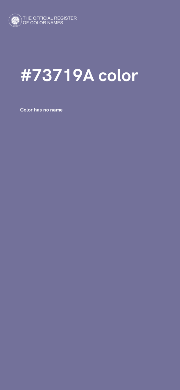 #73719A color image