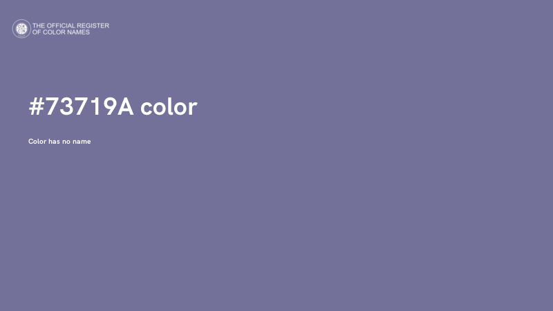 #73719A color image