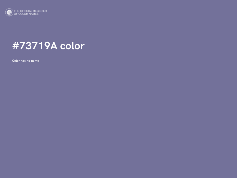 #73719A color image