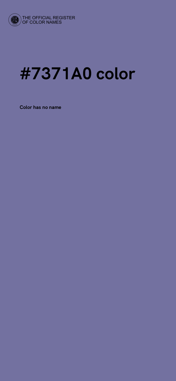 #7371A0 color image