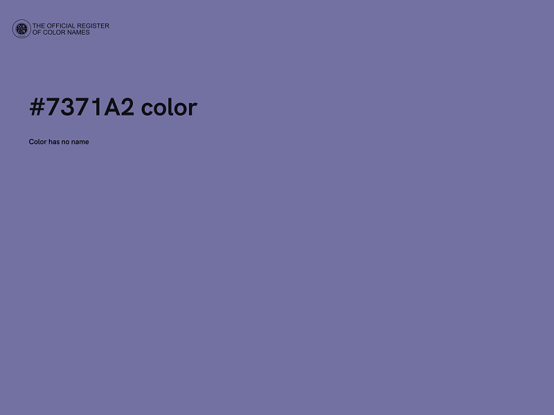 #7371A2 color image