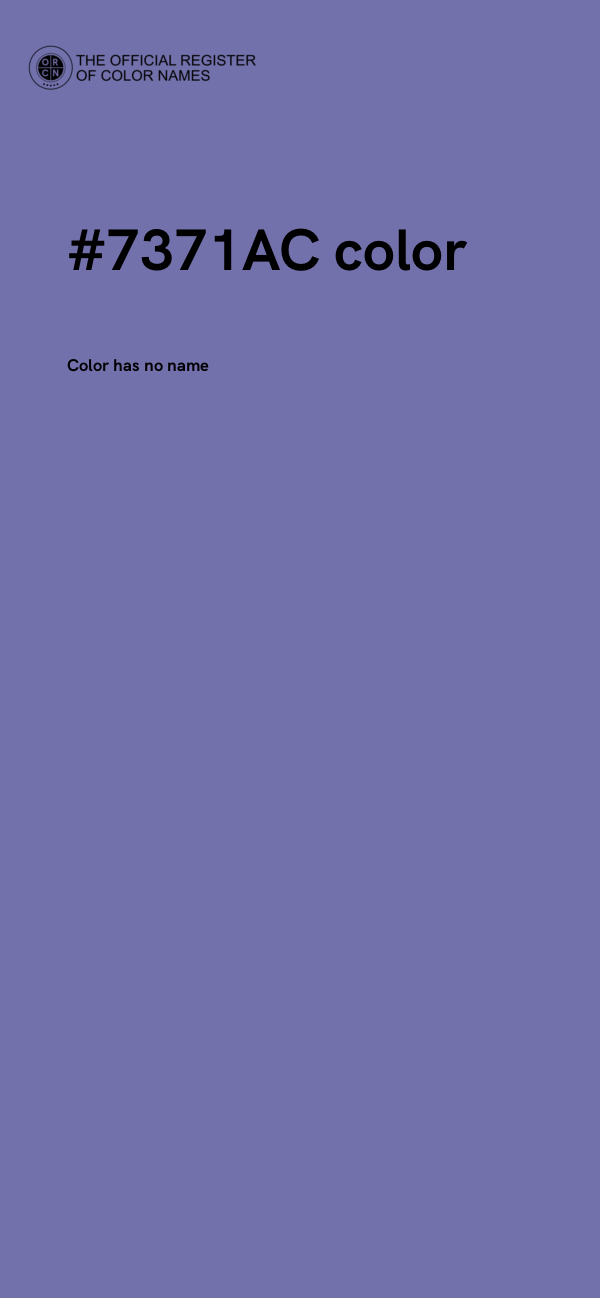 #7371AC color image