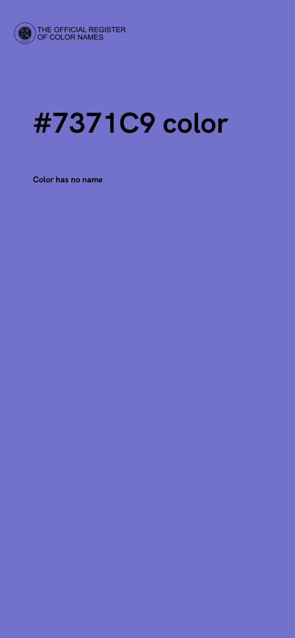 #7371C9 color image
