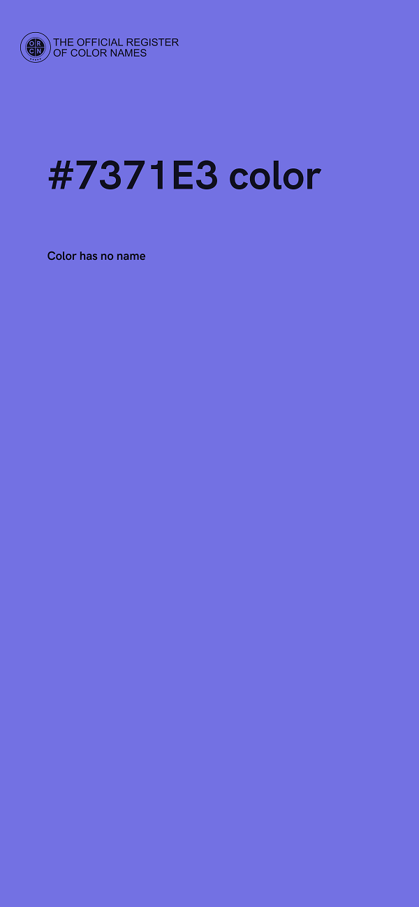 #7371E3 color image