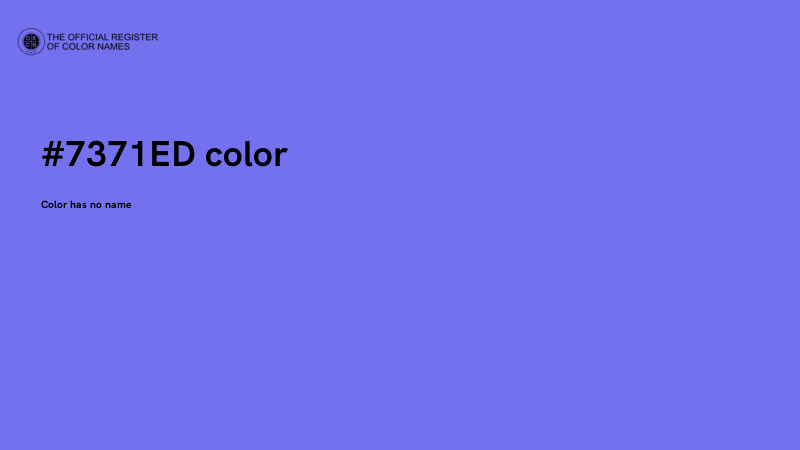 #7371ED color image