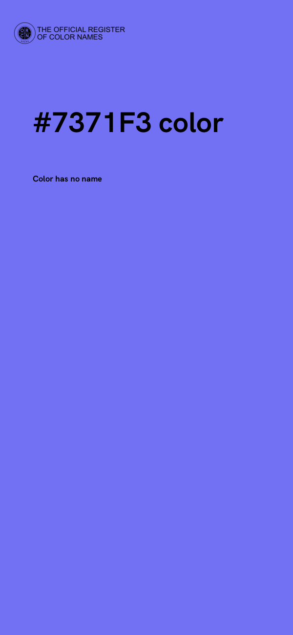 #7371F3 color image