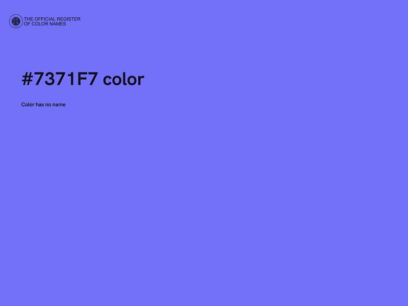 #7371F7 color image