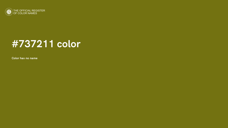 #737211 color image