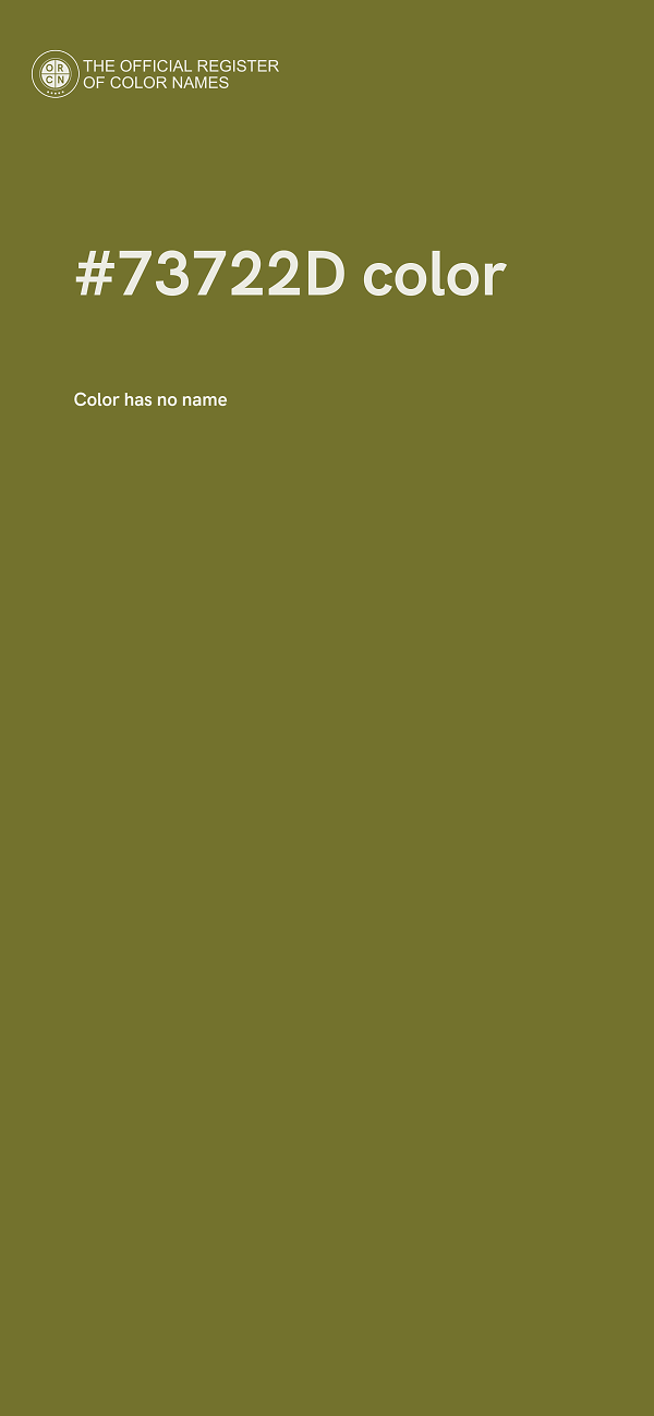 #73722D color image