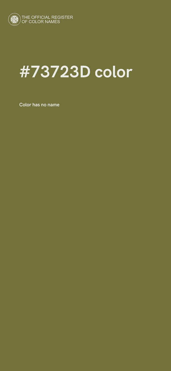 #73723D color image