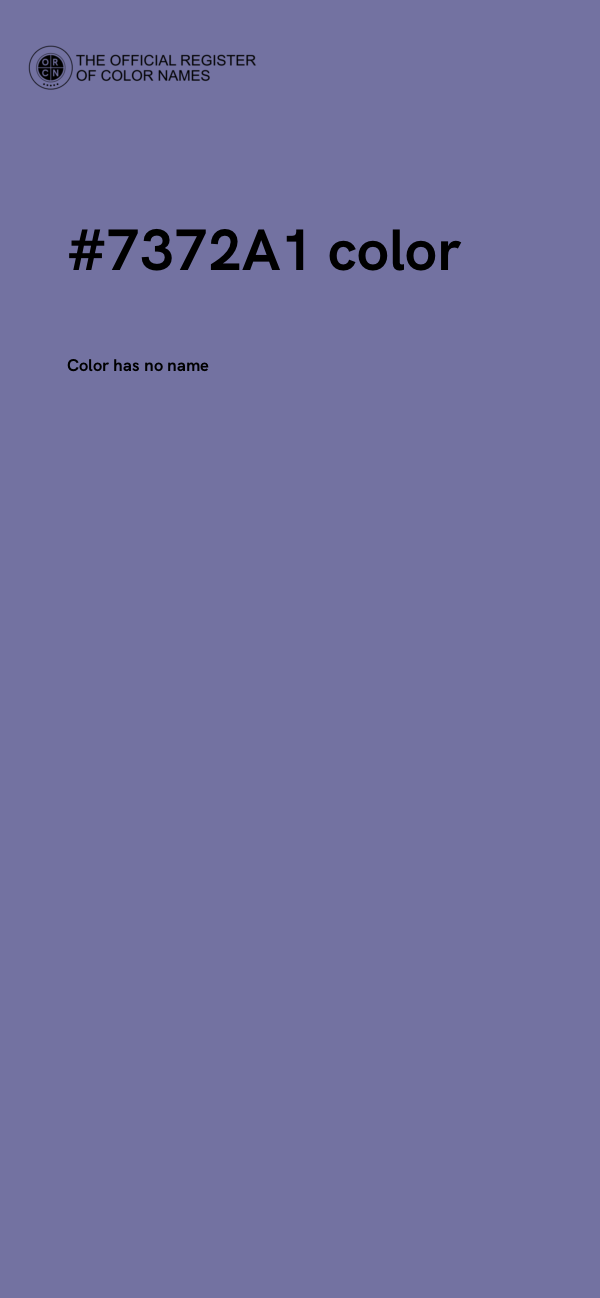 #7372A1 color image
